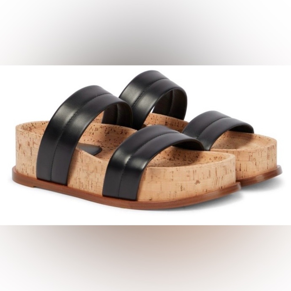 Gabriela Hearst - Striker leather platform sandals - Picture 3 of 9